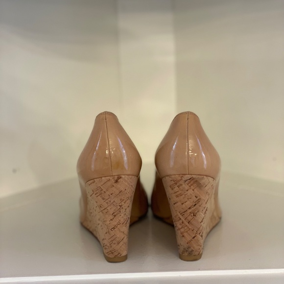 Stuart Weitzman - Nude Corkswoon Wedge - Picture 4 of 5
